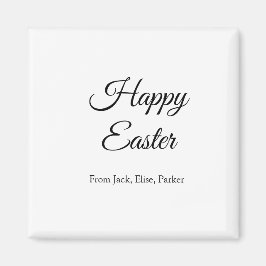 Osterfeier hinzufügen QR Foto glücklich Oster Magnet