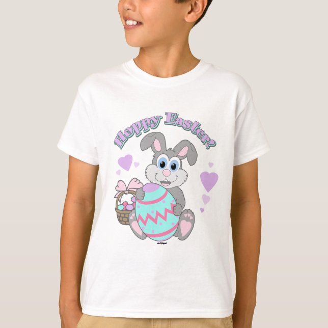 Osterfeier! Osterhase T-Shirt (Vorderseite)
