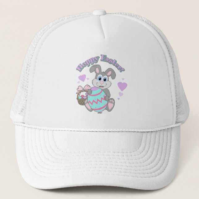 Osterfeier! Osterhase Truckerkappe (Vorderseite)