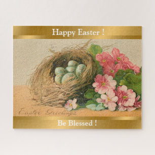 Osterfeier Ostern Vintage-Eier Puzzle