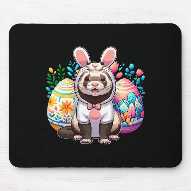 Osterfeierbuch Cosplay Sonnige Jagd Bunte Eier Mousepad (Vorne)