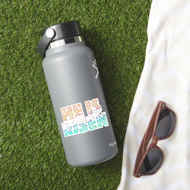Osterfeiertag - Er ist Risen Aufkleber (HydroFlask Insitu)