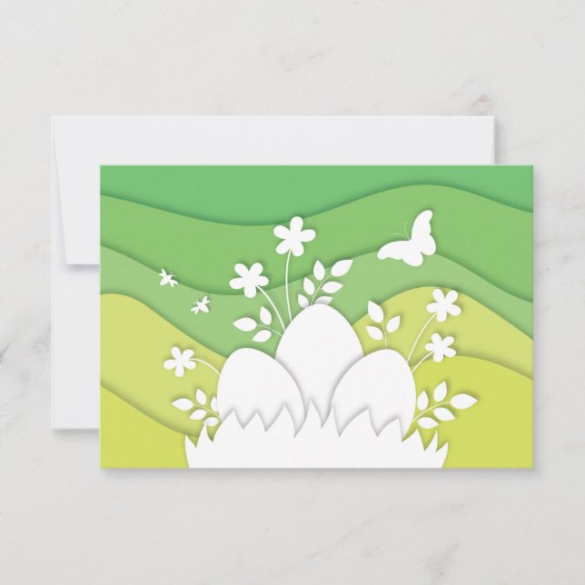 Osterferien Eizelljagd im Frühling Natur (Vorderseite)