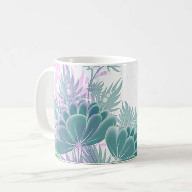 Osterfest-Blume Kaffeetasse (Vorderseite Links)