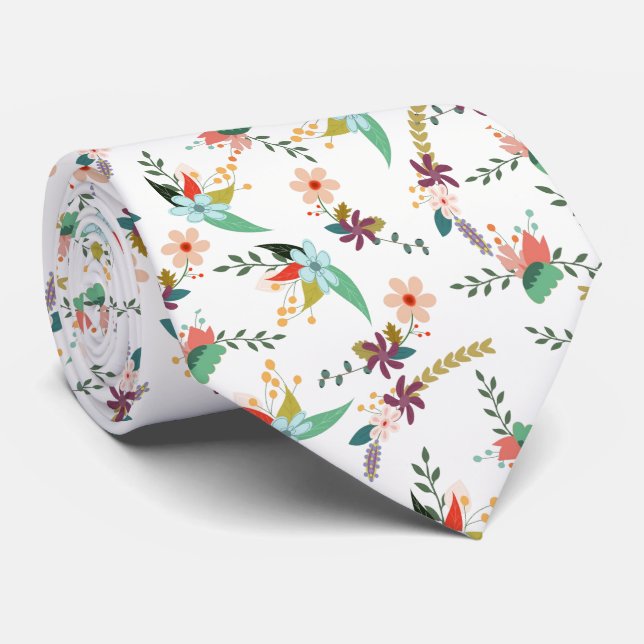 Osterfloral Neck Tie Krawatte (Gerollt)
