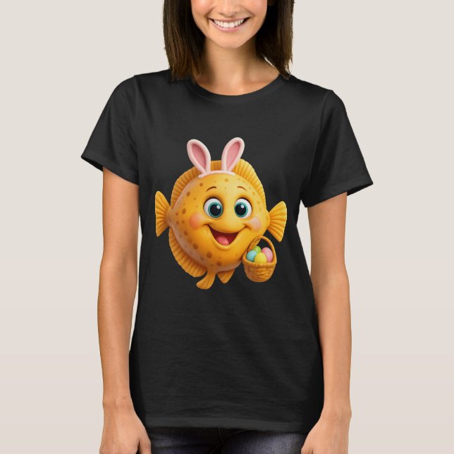 Osterflunderfisch T-Shirt (Vorderseite)