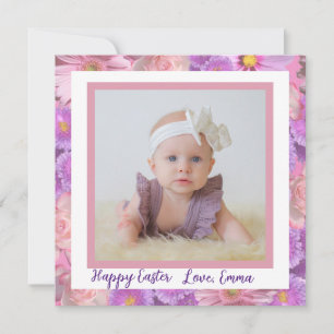 Osterfoto-Karte, druckbar und zum Download bereit Feiertagskarte