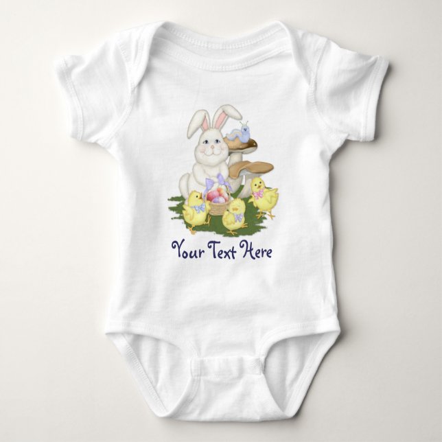 Osterfreunde Baby Strampler (Vorderseite)