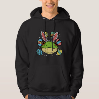Osterfrosch Bunny Face Eggs Tiere Männer Frauen Ki Hoodie