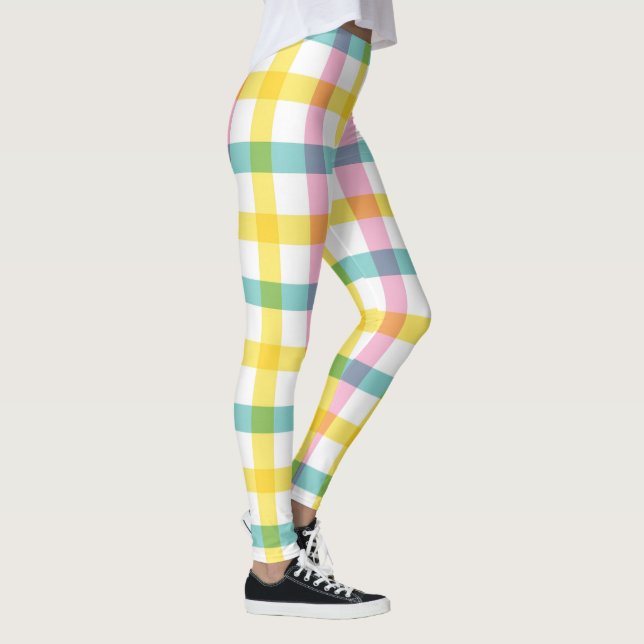 Osterfrühlingsmuster Leggings (Rechts)
