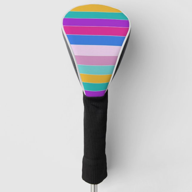 Osterfrühlingsstreifen Golf Headcover (Vorderseite)
