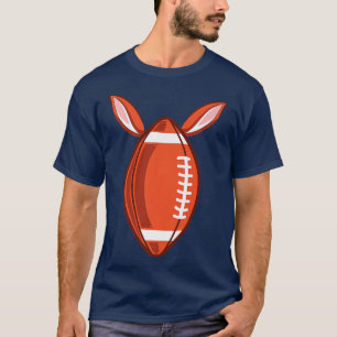 Osterfußball Bunny Ears Happpy Ostertag  T-Shirt