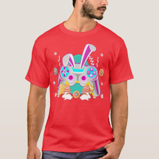 OsterGamer Holiday Video Game Bunny Ears Gaming  T-Shirt