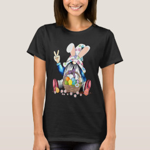 Ostergarten Gnome Bunny Ears Ostereier Körbchen T-Shirt
