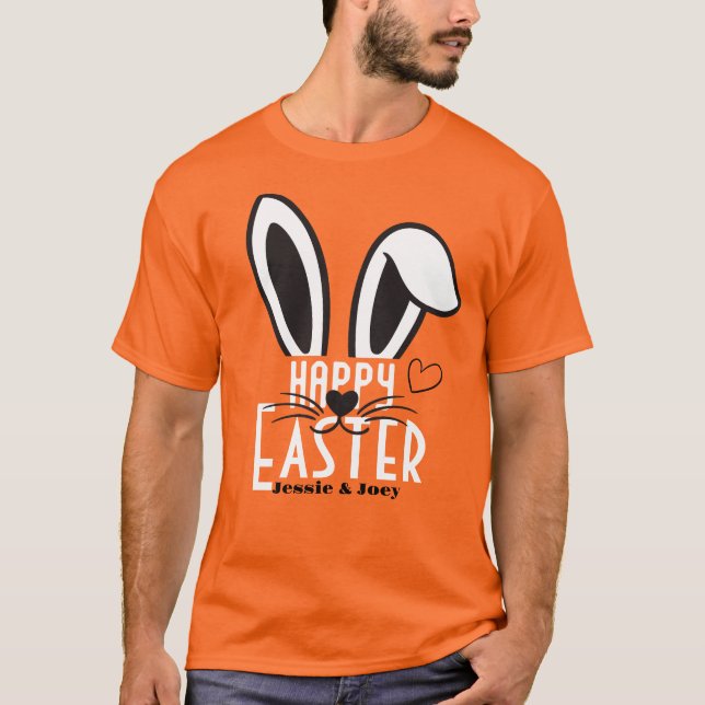 Ostergebäck, niedlicher Familienstand T-Shirt (Vorderseite)