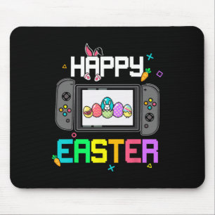 Ostergeblasene Ei Jagd Gamer Kinder Jungen Männer  Mousepad