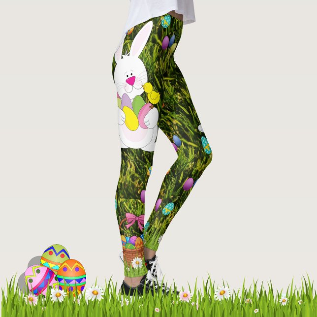 Ostergeblasene Eierjagd Komfortable Mama Leggings (Von Creator hochgeladen)