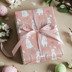 Ostergeblasene Pastete Pink Wrapping Paper Geschenkpapier