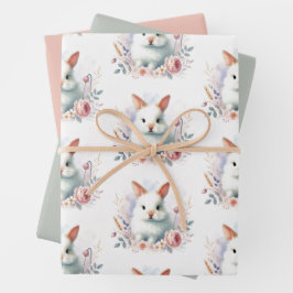 Ostergeblasenes Fass Pastel Wrapping Paper - Set v Geschenkpapier Set