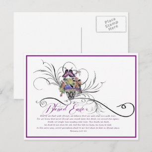 Ostergedachten Postkarte