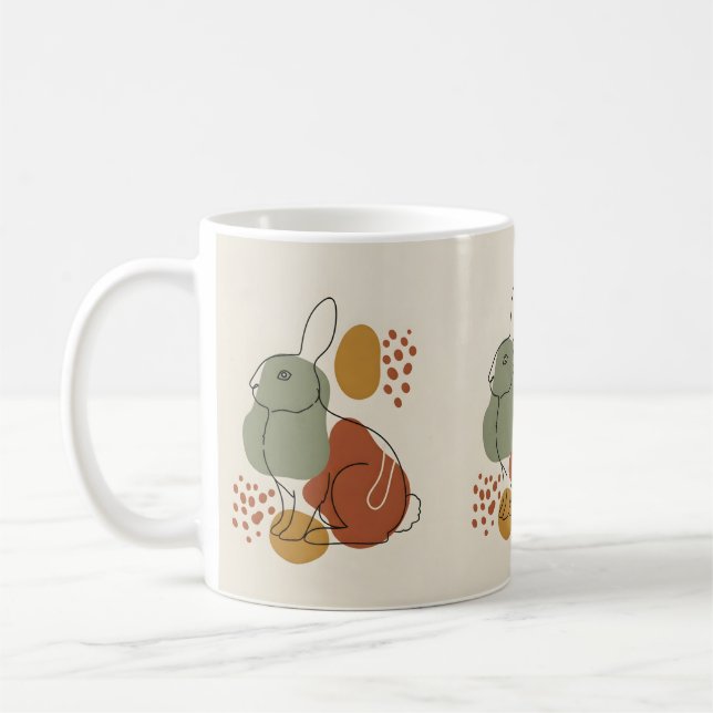 Ostergeschenk Tasse Hase (Links)