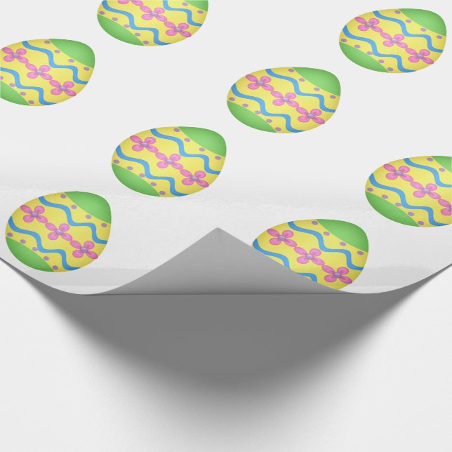 Ostergeschenk Wrap/Ostereier Geschenkpapier (Ecke)