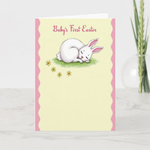 Ostergeschenkkarte für Babys erstes Osterfest Karte