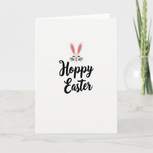 Ostergesichtkarte mit Hase Karte