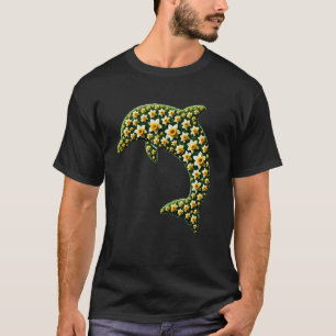 Osterglocken-Delfin-Blumen-Gärtnerei-Blumen T-Shirt