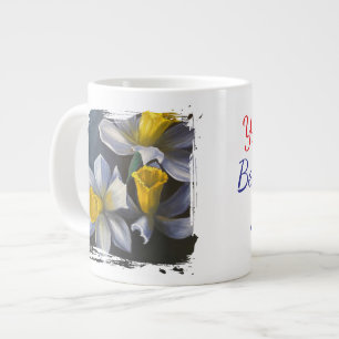 Osterglocken du bist der beste Teil meines Lebens Jumbo-Tasse