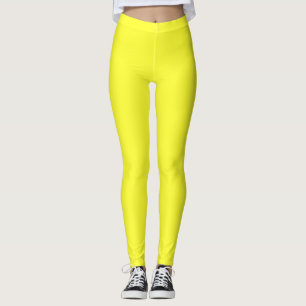 Osterglocken-Farbe Einfarbig Schlicht Leggings