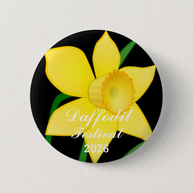 Osterglocken-Festivalknopf Button (Vorderseite)