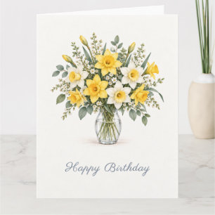 Osterglocken Geburtstag Karte