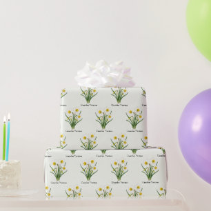Osterglocken im Dezember Geschenkpapier