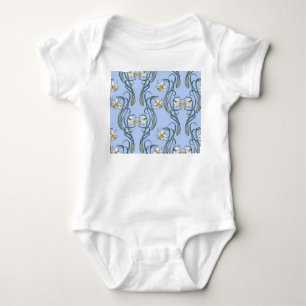 Osterglocken Kunst: Jugendstil Frühling Baby Strampler