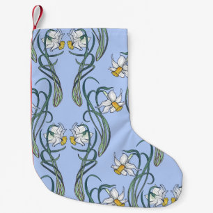 Osterglocken Kunst: Jugendstil Frühling Kleiner Weihnachtsstrumpf