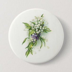 Osterglocken-Lilien der Tal-Andachten Button