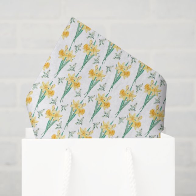 Osterglocken-Seidenpapier Seidenpapier (Geschenk Tasche)