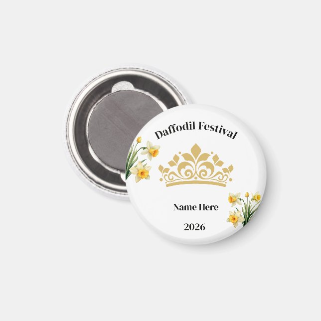Osterglockenfest  magnet (Vorderseite/Rückseite)