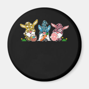 Ostergnome Bunny Hug Egg Magnet