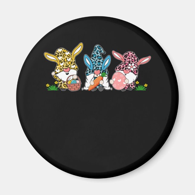 Ostergnome Bunny Hug Egg Magnet (Vorne)