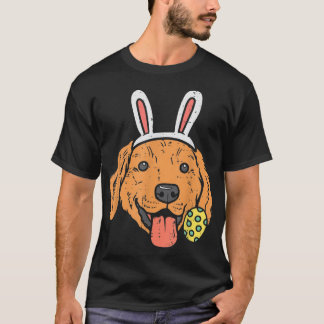 Ostergolden Retriever Bunny Face Dog Lover Men W T-Shirt