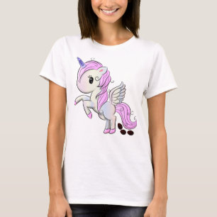 Ostergras Pegasus Schokoladeneier Gekackt T-Shirt