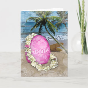 Ostergrauung hawaiianischen Stils Feiertagskarte
