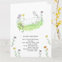 Ostergruß Bunny Old Kinderzimmer Ryhme Art