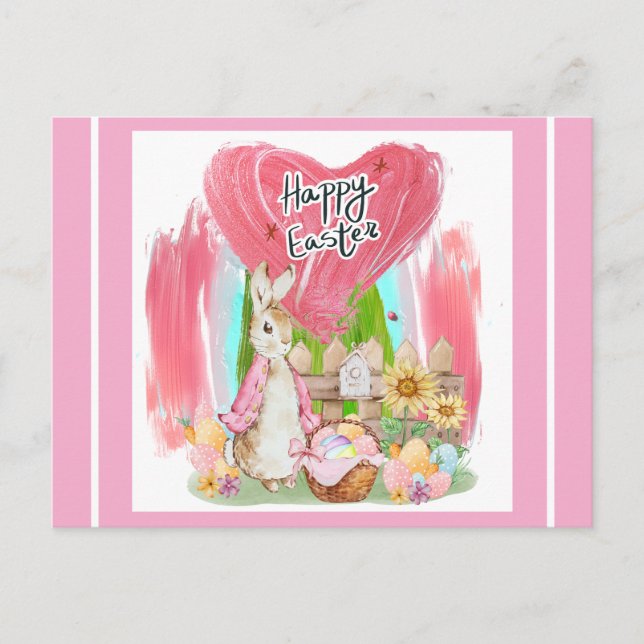 Ostergruß Postkarte (Vorderseite)