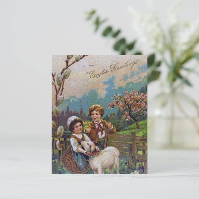 Ostergrüße 1908 (Stehend Vorderseite)