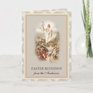 Ostergrüße Auferstehung Jesus Gebet Urlaub Feiertagskarte