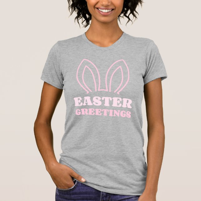 Ostergrüße Bunny Oars Shirt (Vorderseite)