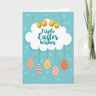 Ostergrüße Cloud Eggs Karte